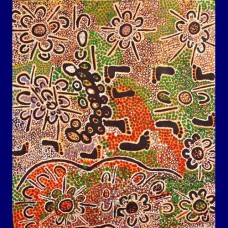 Aboriginal Art Canvas - Debra West-Size:124x139cm - H